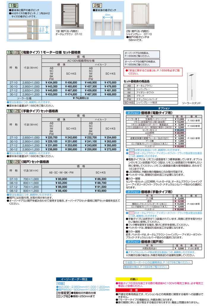 オーバードアS1カタログ